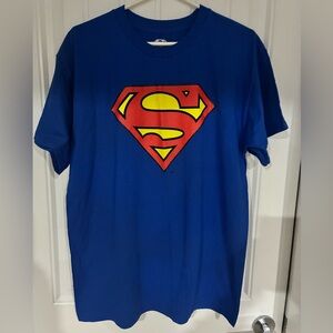 DC Superman Emblem Blue T-Shirt